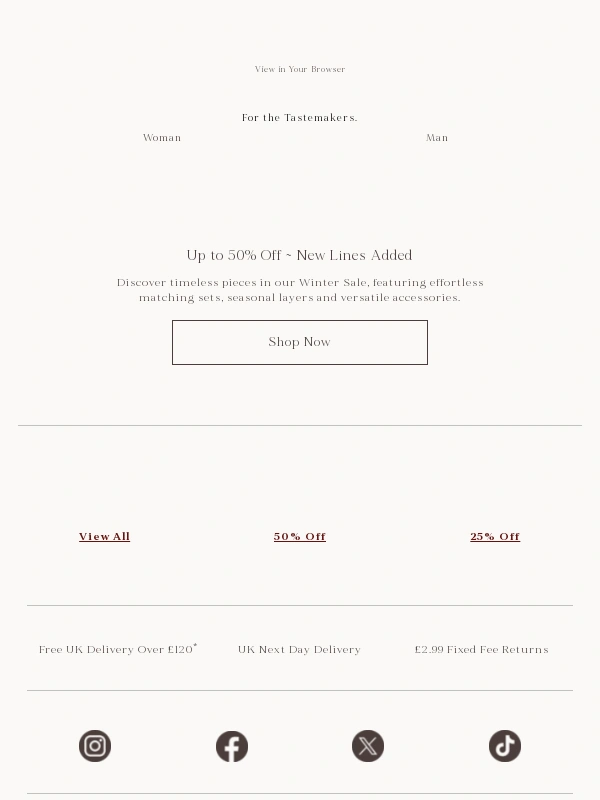 Maniere De Voir - Winter Sale ~ New Lines Added
