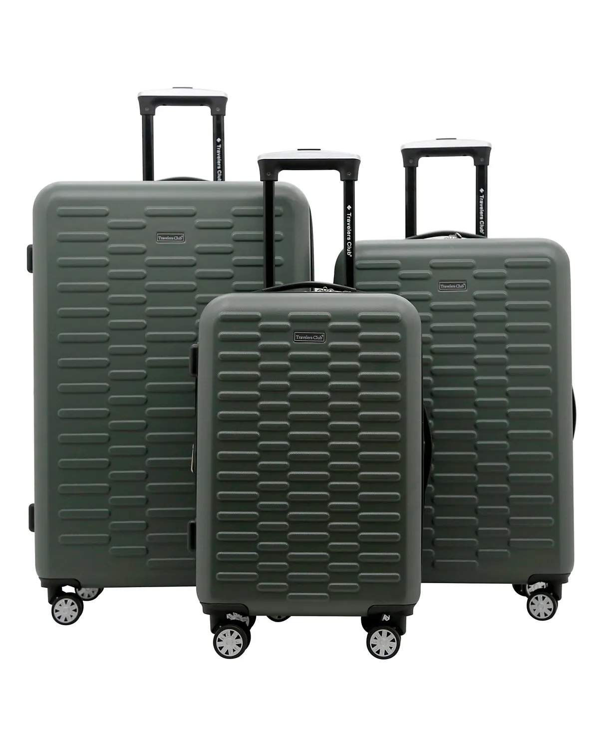 Travelers Club 3-Pc. Shannon Spinner Expandable Luggage Set