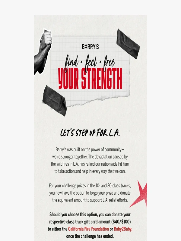 Barry's  - Here’s how you can help support LA