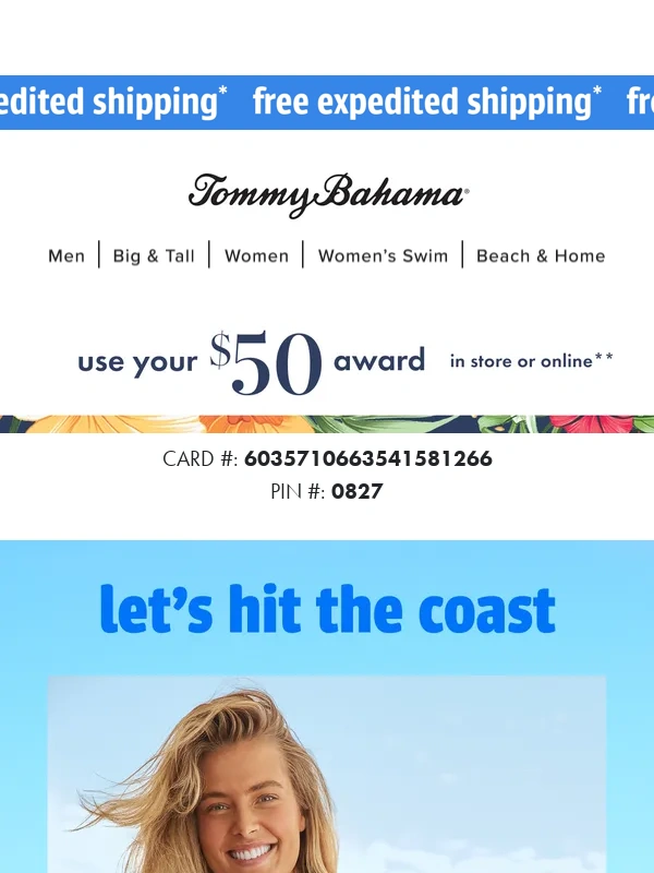 Tommy Bahama - Looks for *Coasting* Through Summer ?☀️