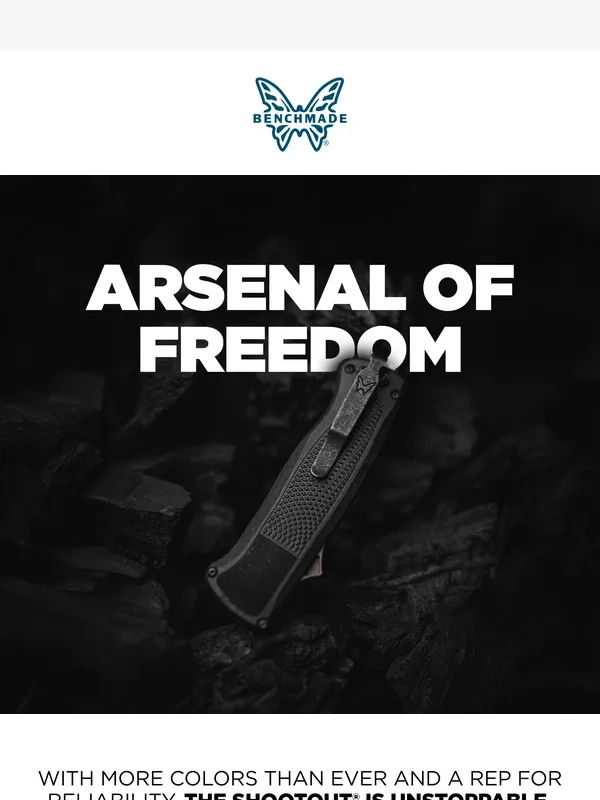 Benchmade - Meet the Shootout: Durable,Lightweight,and More