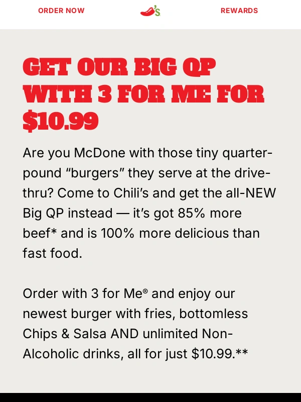 Chilis - ? 3 for Me with our NEW Big QP?!