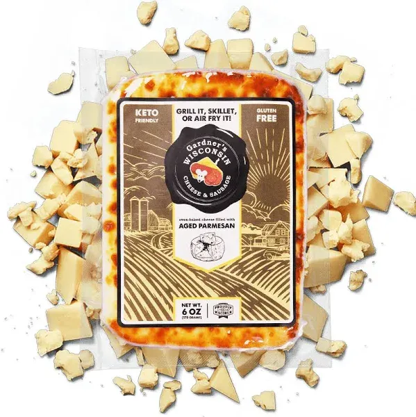 Oven-Baked Cheese filled with Aged Parmesan by Gardners Wisconsin Cheese & Sausage