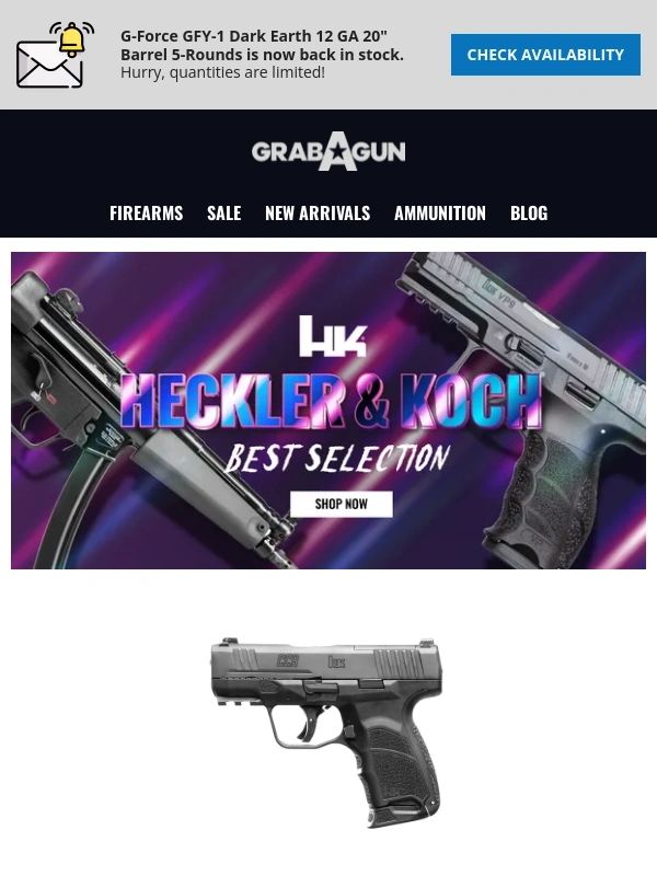 GrabAGun - ? HK CC9 - $799.99 ? MAC 9 DS Duty Comp - $1099.99 ? Canik Mete MC9 Prime - $599.99 ?