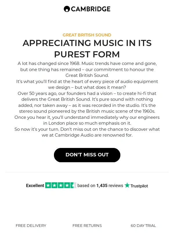 Cambridge Audio - What is Great British Sound?