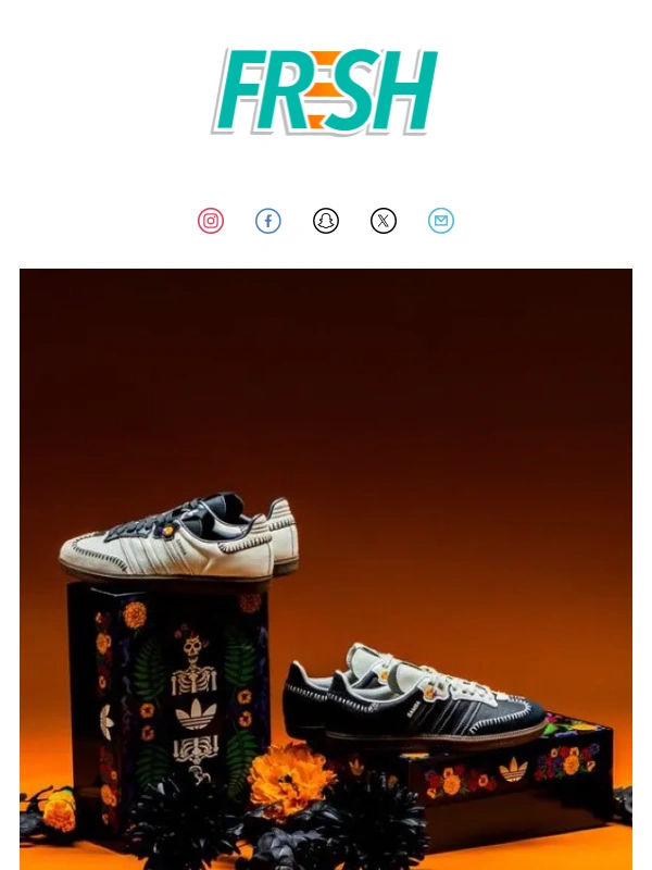 FRESH RAGS - Adidas Originals Samba OG "Day Of The Dead" Capsule