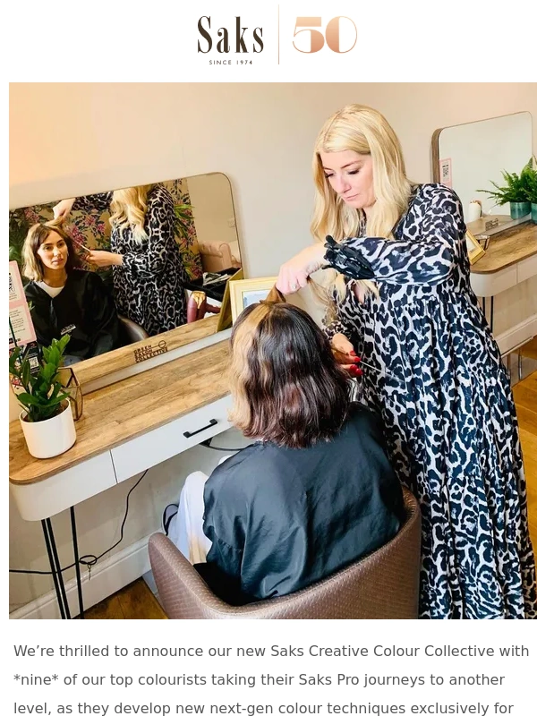 Saks - Work for Saks or own a Saks salon