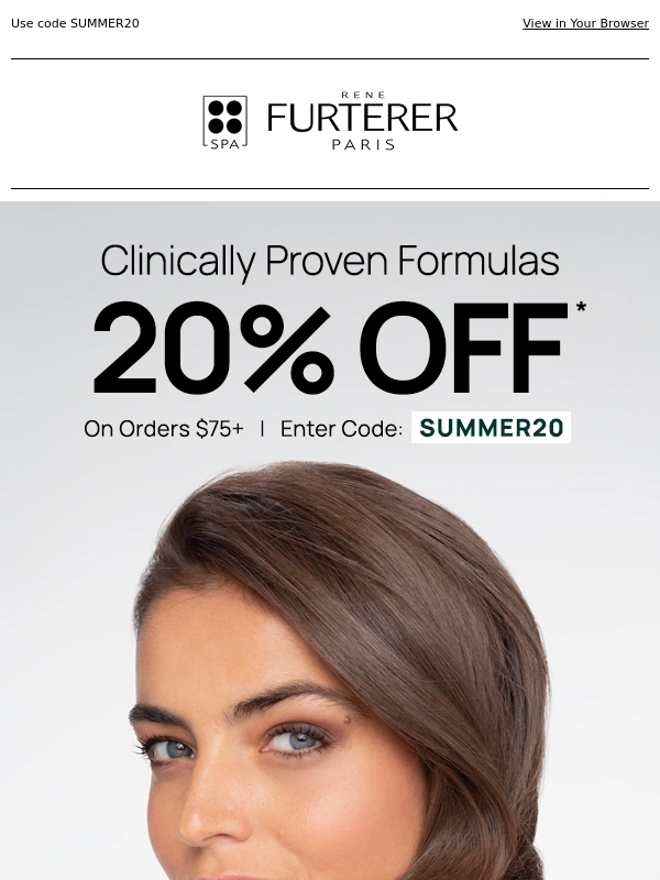 Rene Furterer - Final Hours ? 20% Off Ends Tonight