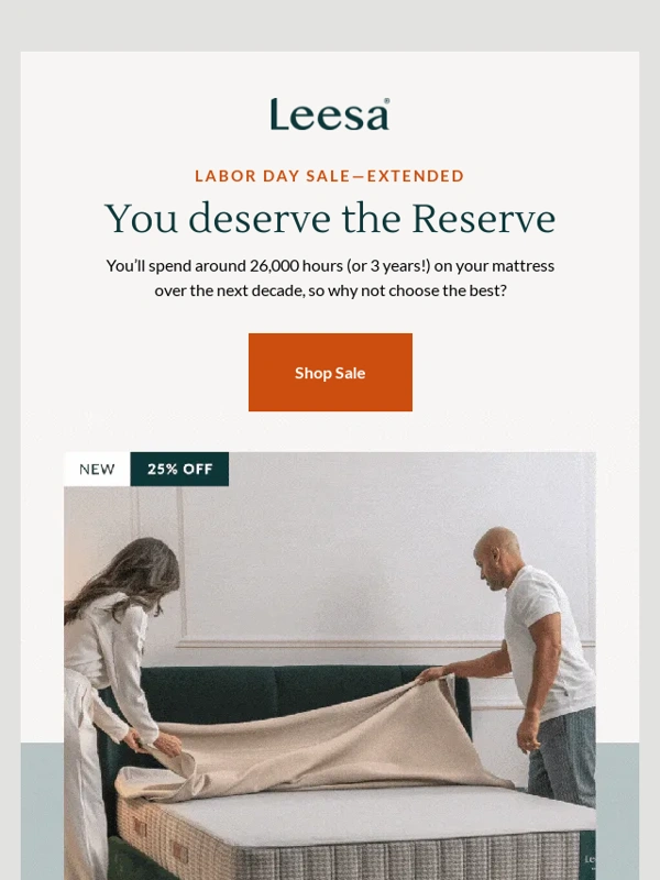 Leesa - You deserve the Reserve