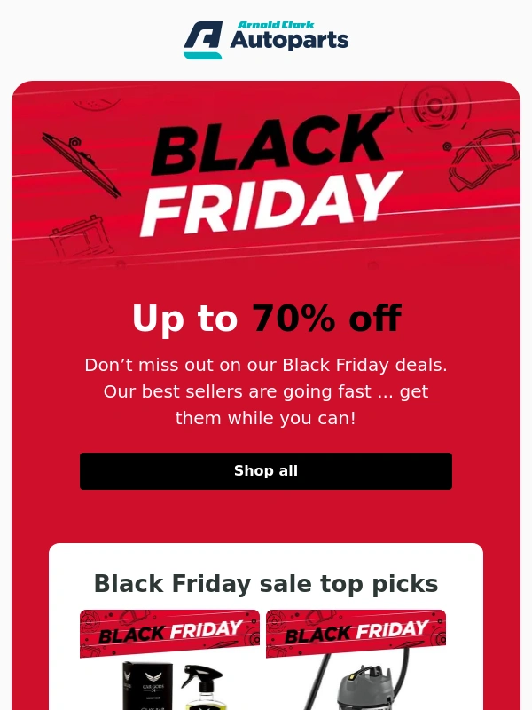 Arnold Clark - ? Up to 70% off ?