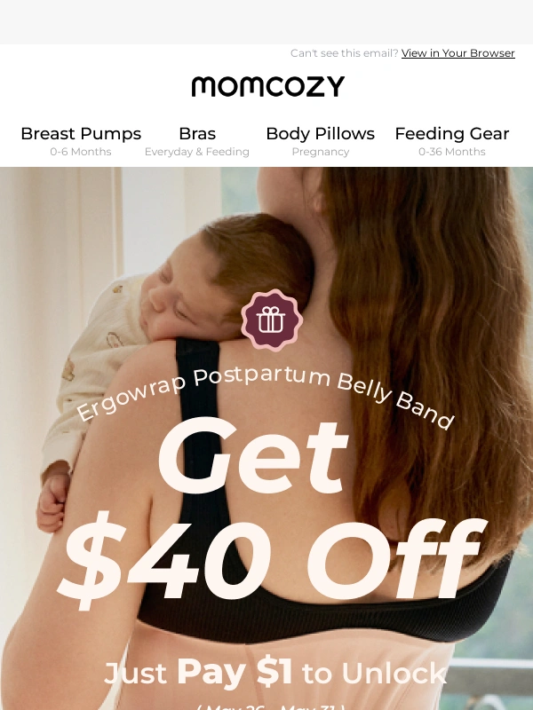 Momcozy - Your $40 Belly Band Deal Is Here!?