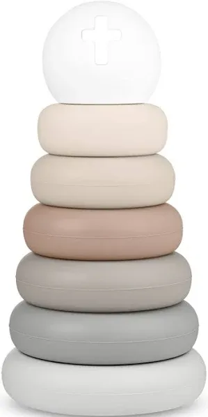 Ryan and Rose Silicone Cross Stacker Toy Faithful