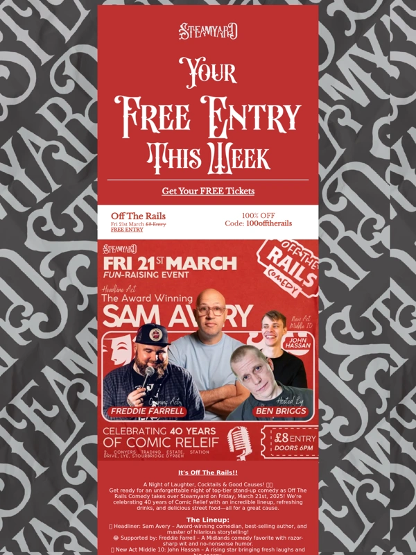 Skiddle - Free Entry All Weekend