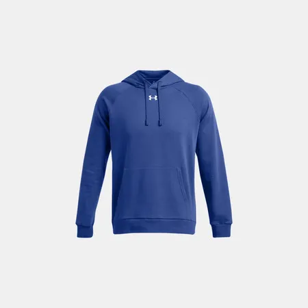 Under Armour Men's UA Rival Fleece Hoodie (Tech Blue/White)