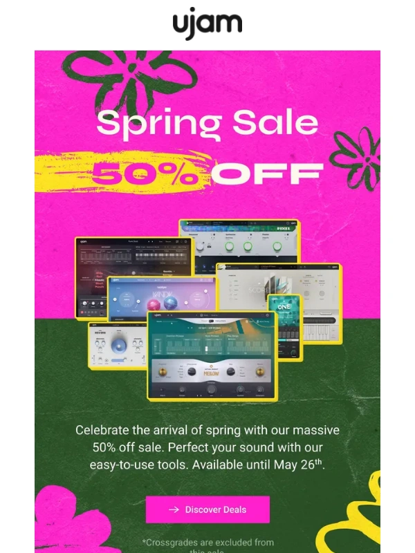 UJAM - ? UJAM's 50% Spring Sale! ?
