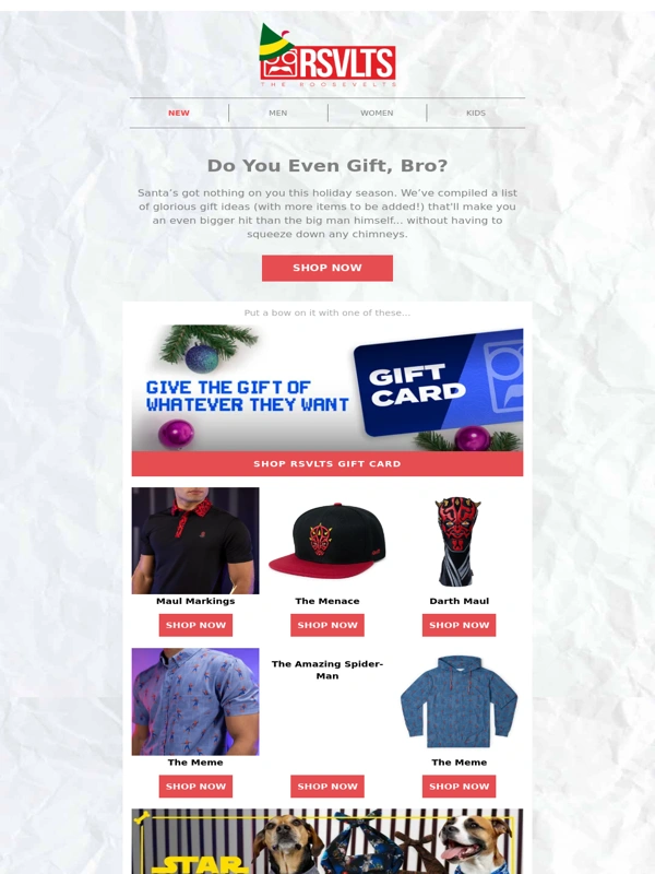 RSVLTS - Holiday Gift Guide! ???