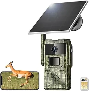 Tkenpro 4G LTE Cellular 2.7K Solar Trail Camera