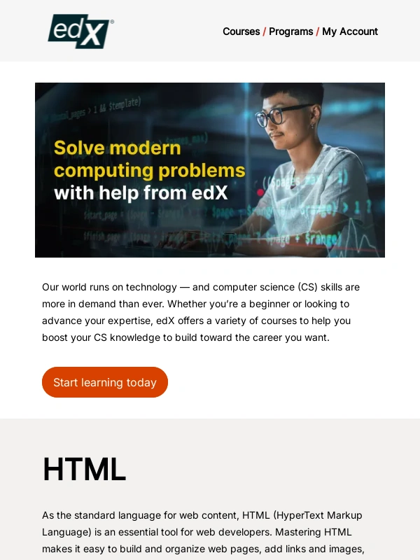 edX - Boost your career potential with self-paced courses