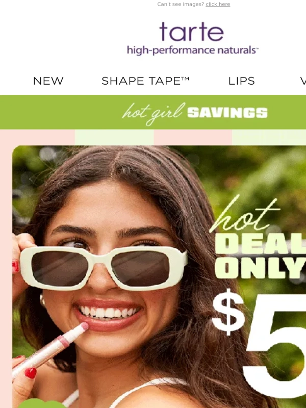 Tarte Cosmetics - $5 faves are still waiting
