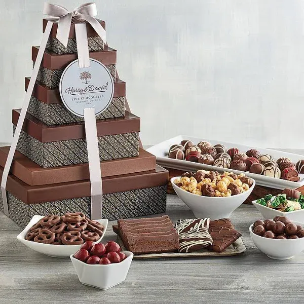Harry & David Deluxe Tower of Chocolates Gift