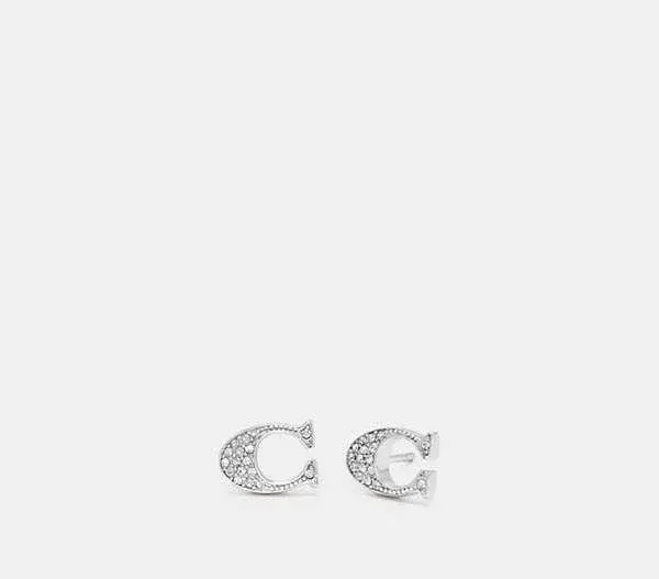 Coach Women's Signature Stud Earrings