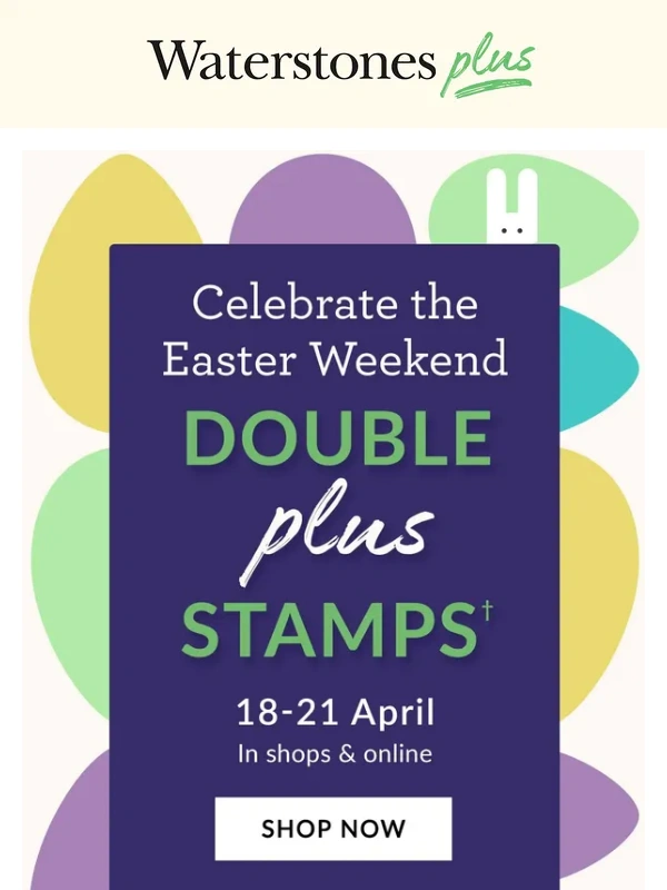 Waterstones - Double Stamps For Easter ???