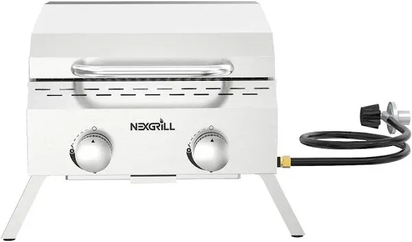 Nexgrill 2-Burner Propane Tabletop Grill with Cover Included