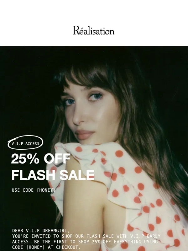 Realisation Par - SHOP 25% OFF EVERYTHING | YOUR V.I.P EARLY ACCESS