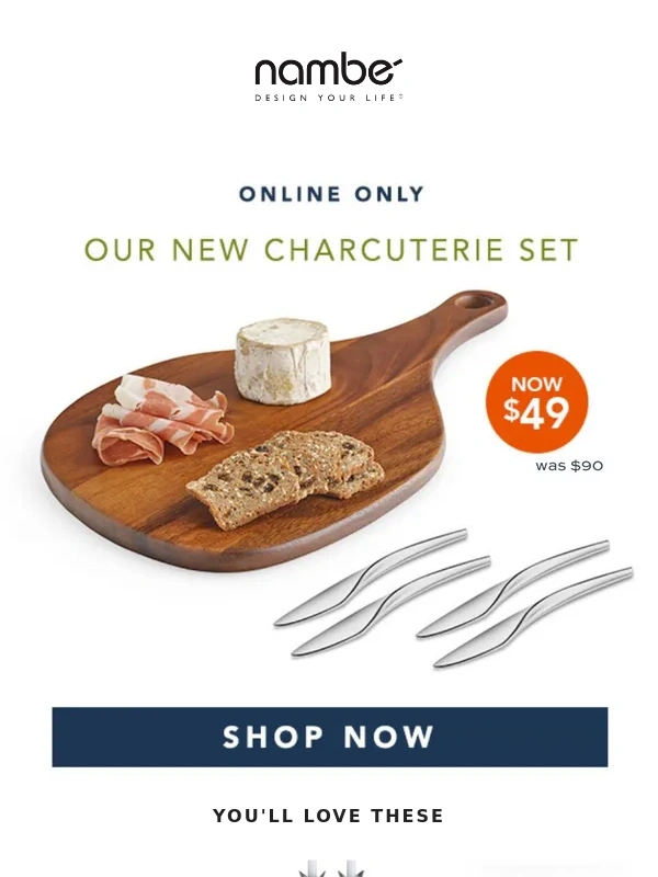 Nambe - Only $49 | The Charcuterie Set