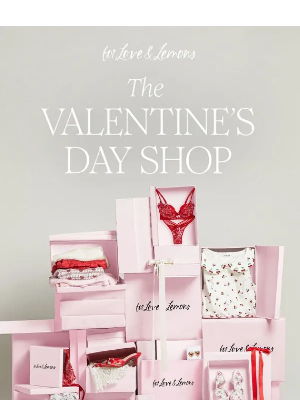 For Love and Lemons - A Swoon-Worthy Valentine’s Edit