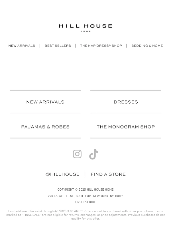 Hill House Home - 20% Off Spring Best-Sellers