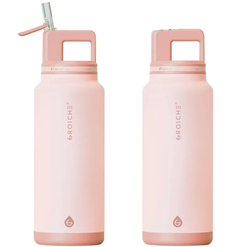 GROSCHE - Alpine Flip 'N Sip Insulated Water Bottle, Leakproof, with Straw