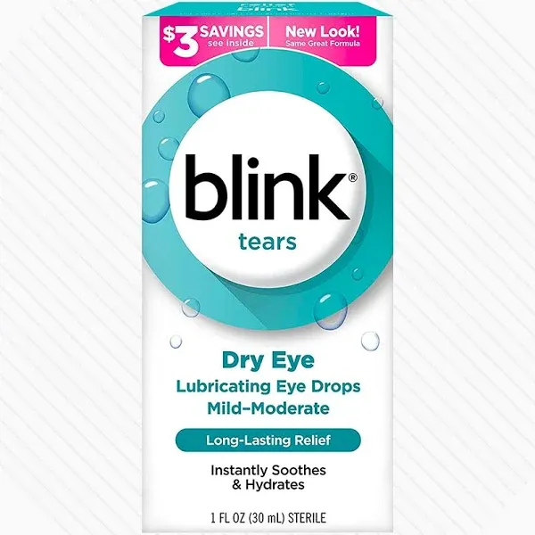Blink Tears Dry Eye Lubricating Eye Drops