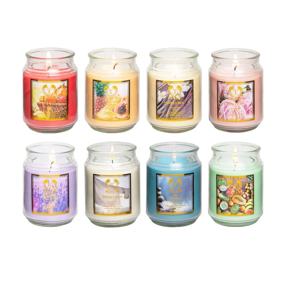 8pk 18oz Scented Candles