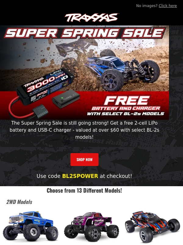 Traxxas - Super Spring Sale: BL-2s Combo