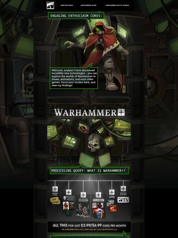 Games Workshop - Epic Shows and Games – No Bionics Required
