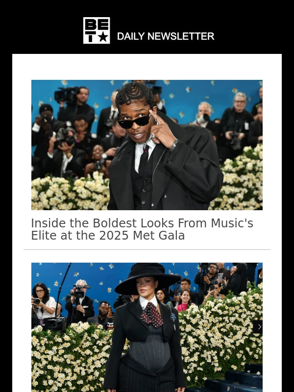 BET - Inside the Boldest Looks From Music's Elite at the 2025 Met Gala