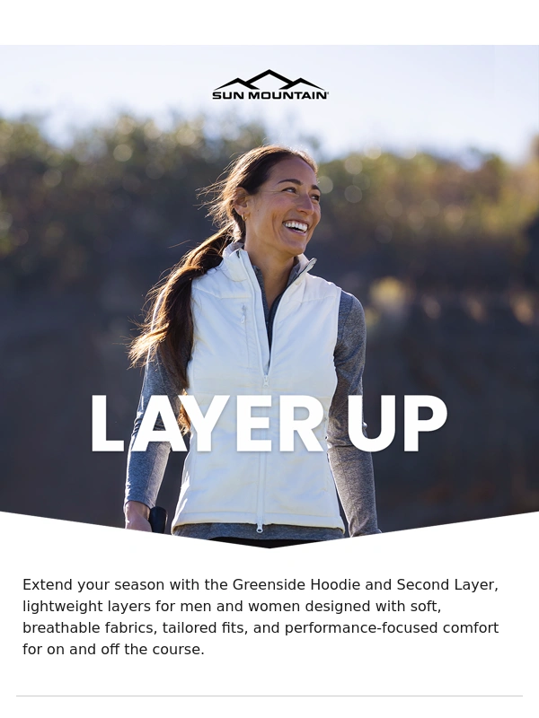 Sun Mountain - Layer like a pro