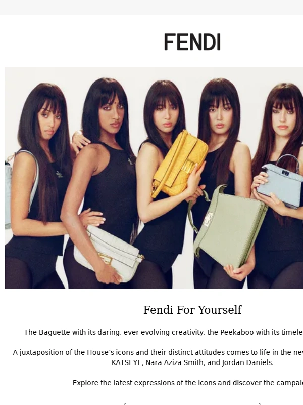 FENDI - The Fendi For Yourself campaign