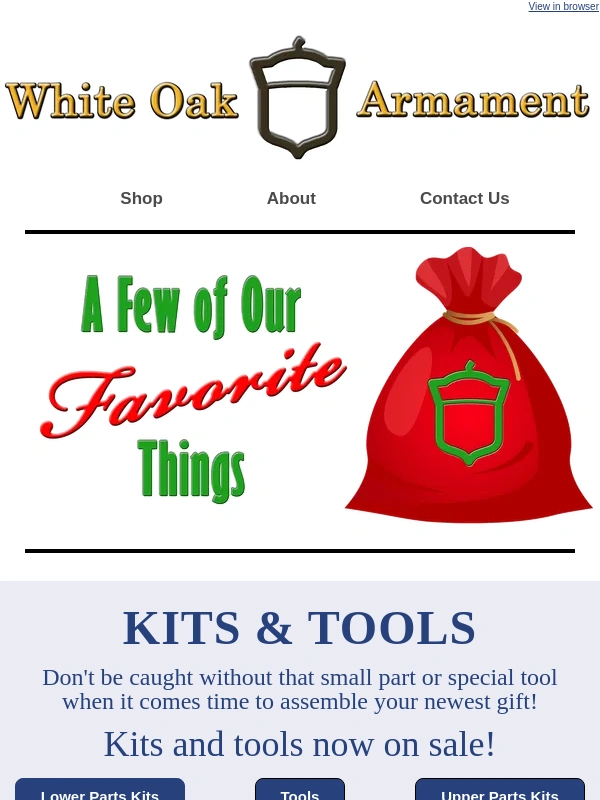 White Oak Armament - Predator Barrels In Stock! Parts Kits on Sale