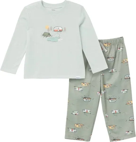 Gerber 2-Piece Flame Resistant Long-Sleeve Pajama Set for Baby Boys