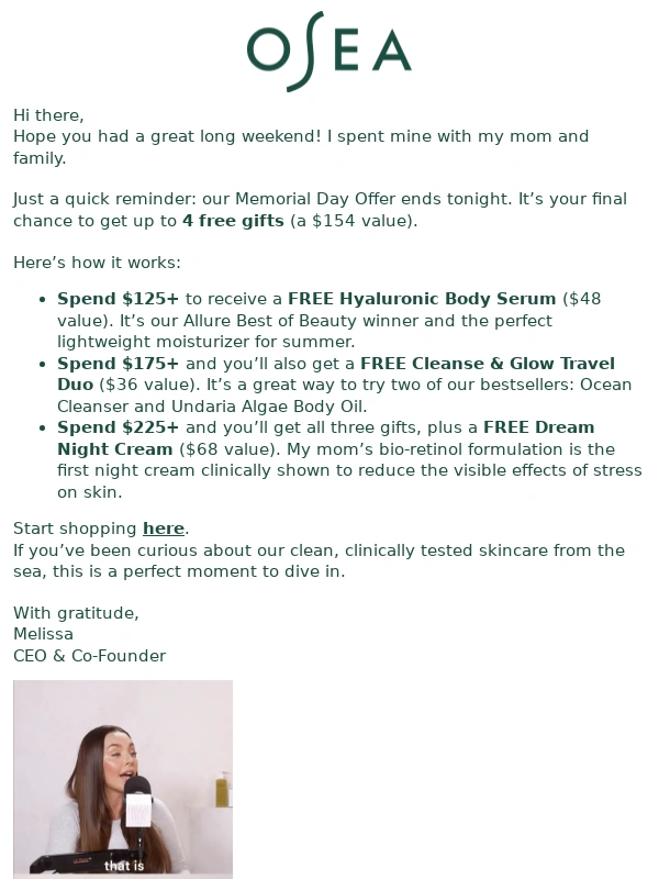 Osea - Did you get your gifts?