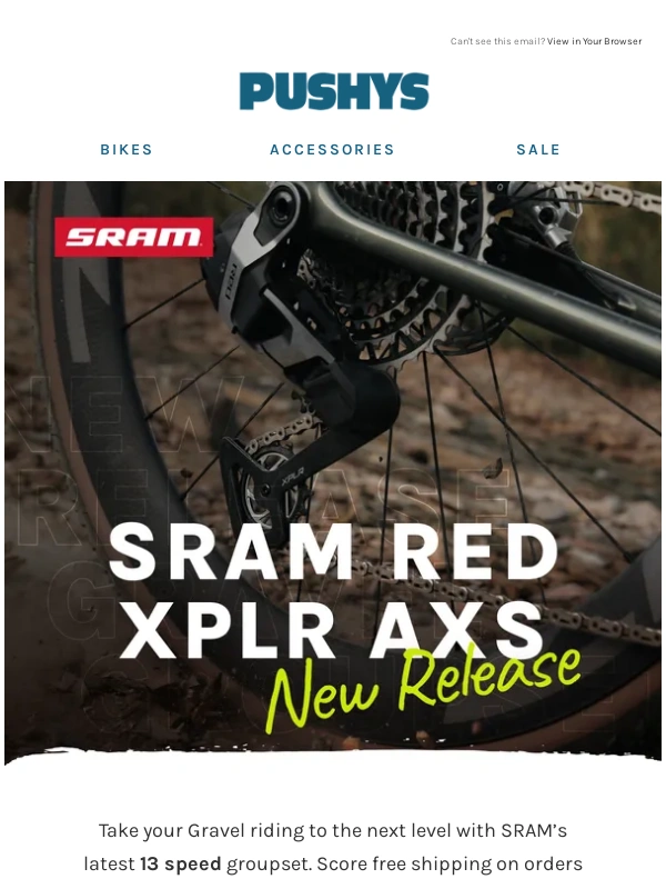 Pushys - SRAM Red XPLR AXS ? Available now!