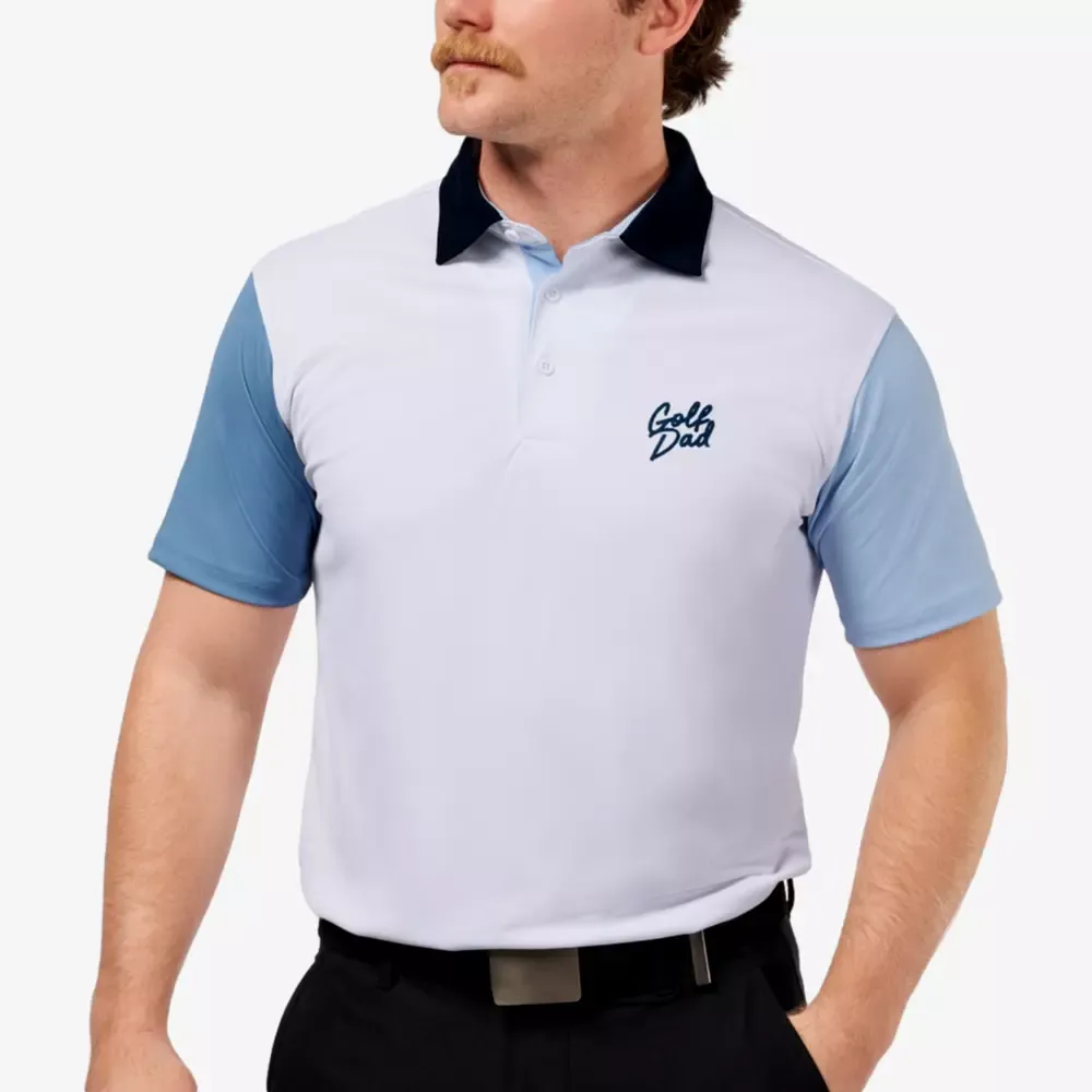 Barstool Sports Golf Dad Color Block Men's Golf Polo