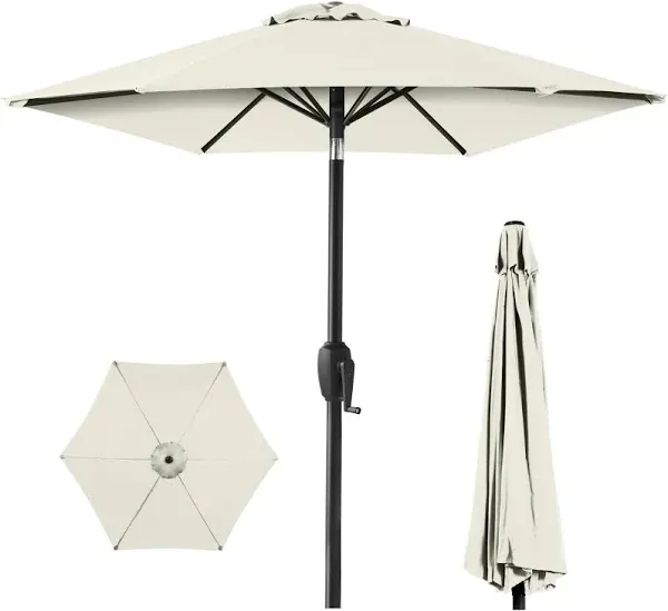 7.5' Patio Umbrella with Crank Lift