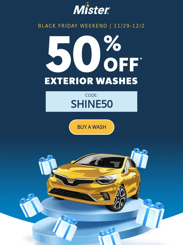 Mister Car Wash - ?Shine brighter this holiday season??