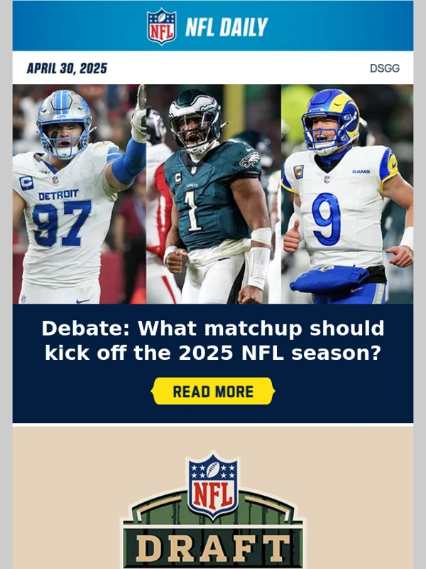 Nfl - Which Teams Should Play in the 2025 NFL Kickoff Game?