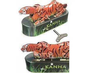 Stalking Tiger Jungle Book Tin Toy Wind Up