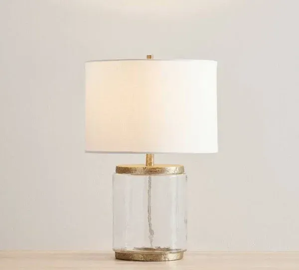 Dalton Recycled Glass Table Lamp (20"-25")