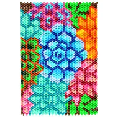 Herrschners Colorful Succulents Pony Bead Kit